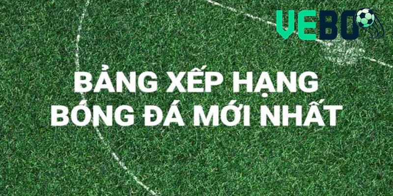 Thứ hạng các đội bóng cùng cuộc đua vô địch, xuống hạng được Vebo cập nhật