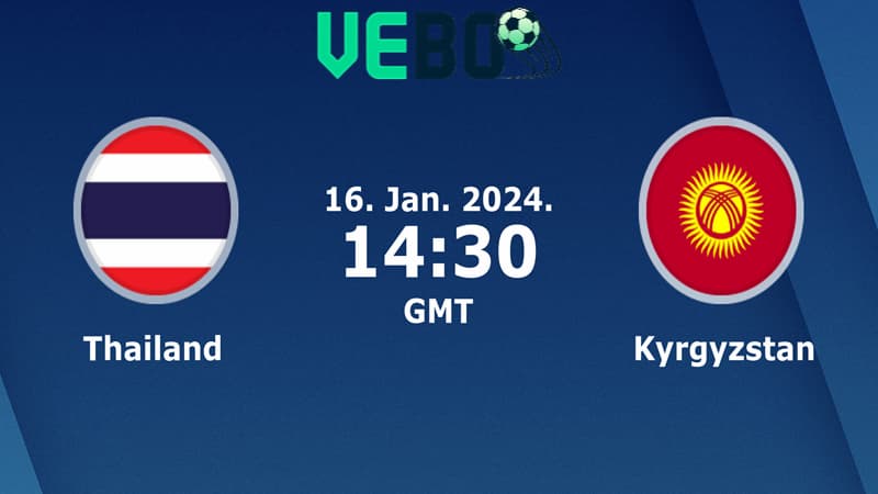 Soi kèo Thái Lan vs Kyrgyzstan