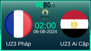 Soi kèo U23 Pháp vs U23 Ai Cập
