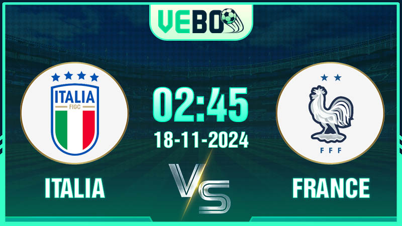 Soi kèo Ý vs Pháp